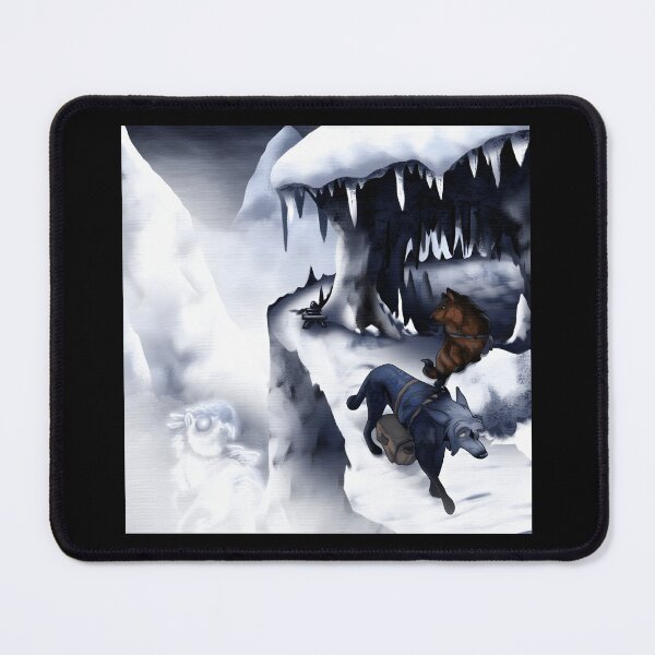 Item preview, Fantasy Wolves Exploring an Icy Cave designed and sold by J-Mindful.