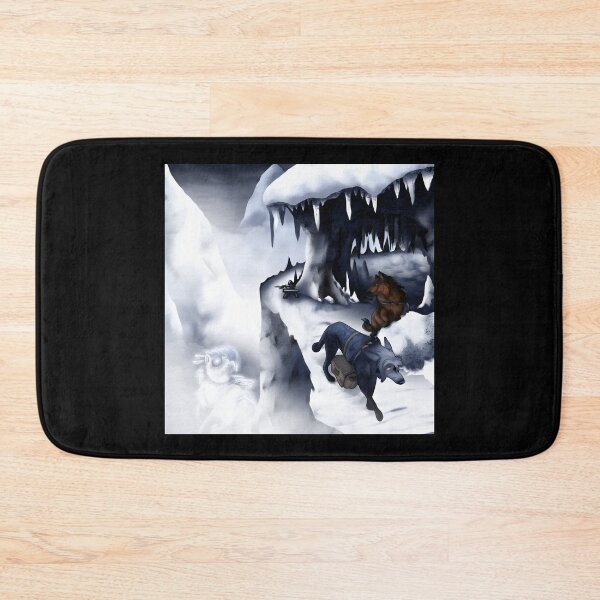 Item preview, Fantasy Wolves Exploring an Icy Cave designed and sold by J-Mindful.
