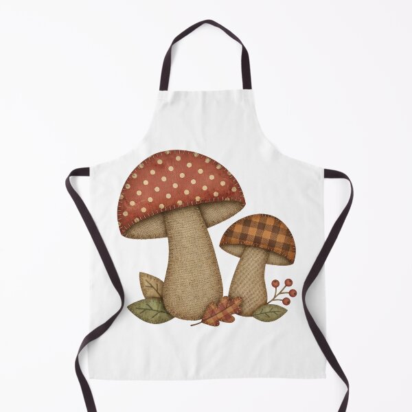 Item preview, Rustic Patchwork Mushrooms Woodland Autumn Harvest designed and sold by abdelski.
