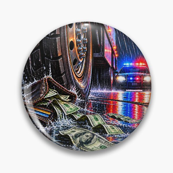 Item preview, Rainy Pursuit Trucker & Speed Limit 65 designed and sold by NomadForge.