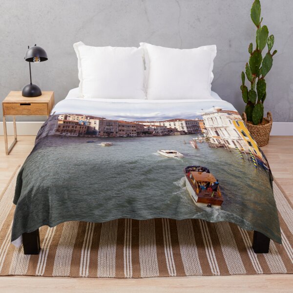 Item preview, Grand Canal and Water Taxis in Venice Italy designed and sold by ArtworkNorth.