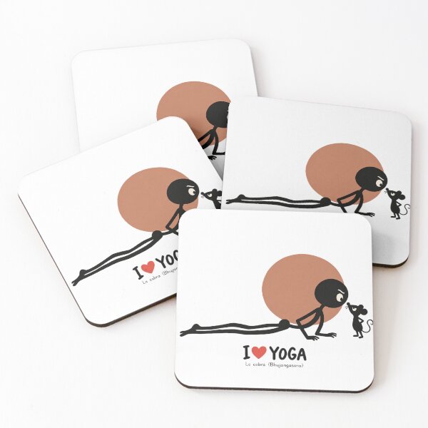 Item preview, Yoga humor — The cobra versus the little mouse designed and sold by Lazenco.