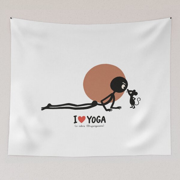Item preview, Yoga humor — The cobra versus the little mouse designed and sold by Lazenco.