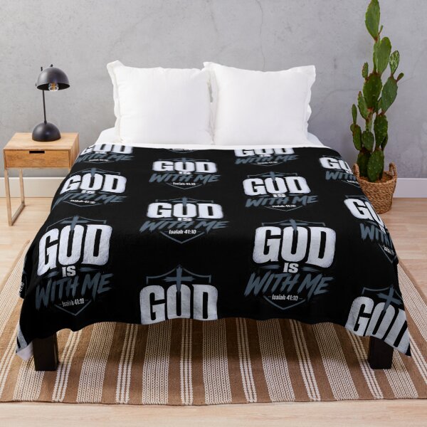 Item preview, God Is With Me – Christian Faith and Strength Design designed and sold by BabbleQueen.