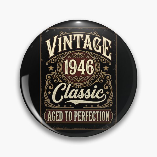 Item preview, Vintage 1946 Classic - 80th Birthday Aged To Perfection designed and sold by FernaRoje.