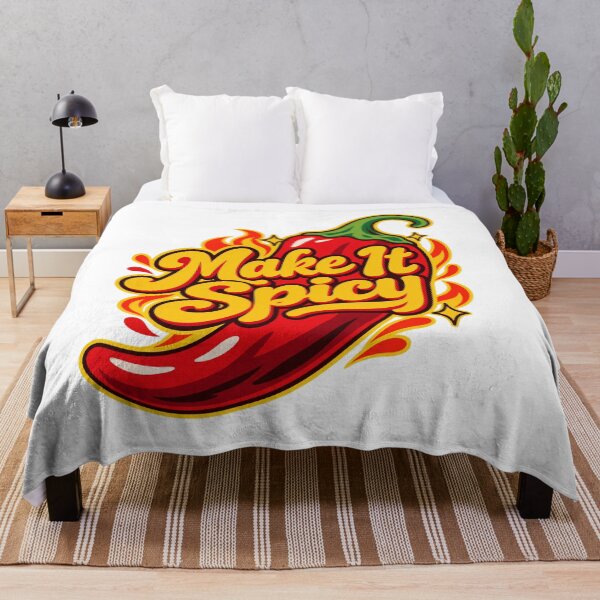 Item preview, Make It Spicy – Funny Chili Pepper Retro Typography designed and sold by SupplyCode.