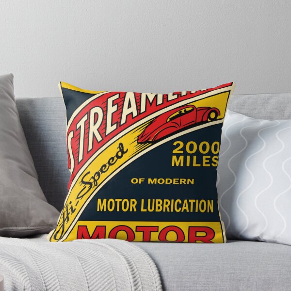 Item preview, Vintage Motor Oil Sign, Streamline Retro Gas Station Wall Art, Classic Car Garage Decor designed and sold by RickE.