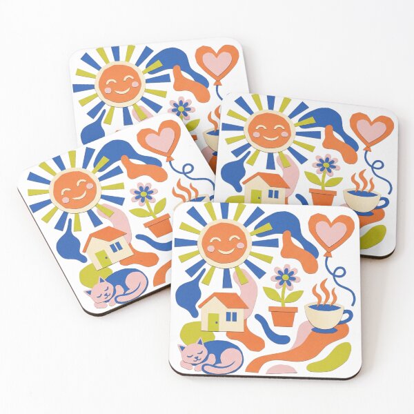 Item preview, Whimsical Paper Cut Collage Cozy Home and Nature designed and sold by mood-draftsman.