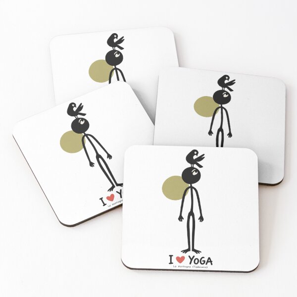 Item preview, Yoga humor — The mountain and its pigeon designed and sold by Lazenco.