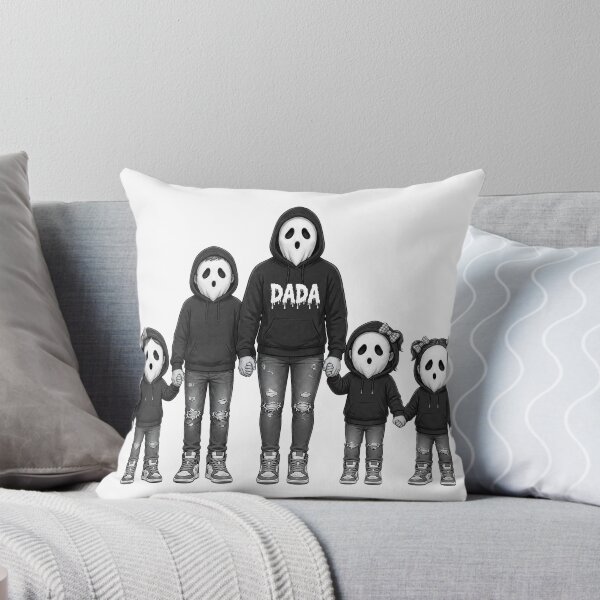 Item preview, DADA Ghost Family – Spooky Cute Dad and Kids Halloween Ghost Masks Design designed and sold by BoldcreationsM.