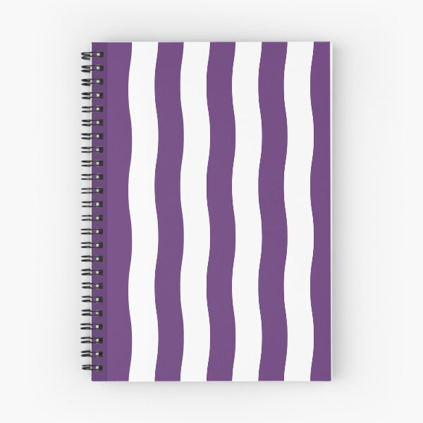 Item preview, Purple Striped Notebook designed and sold by FeefeeShop.