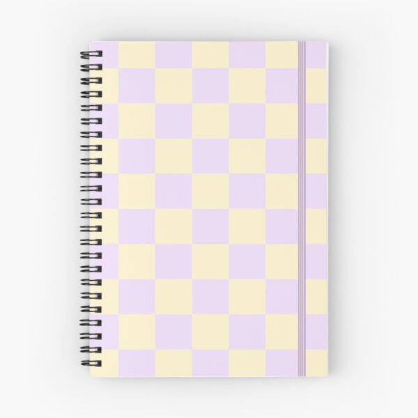 Item preview, Lavender Checkered Notebook designed and sold by FeefeeShop.