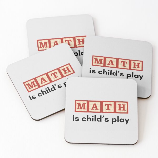 Item preview, MATH is Child's Play. designed and sold by MPC-Mince-Pies.