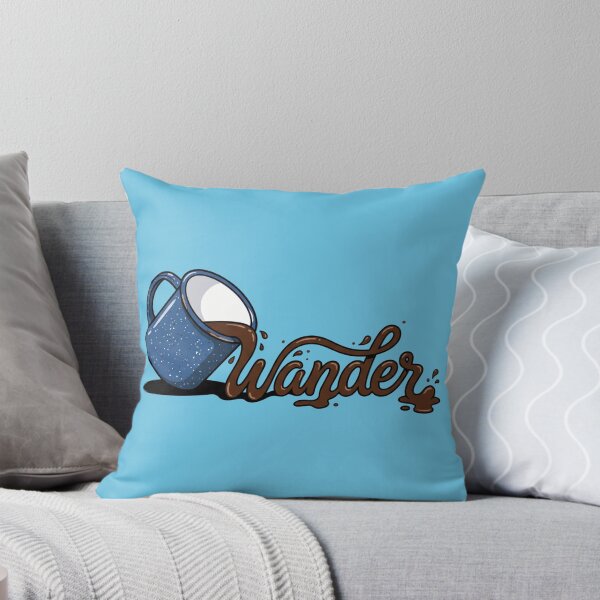 Item preview, Wander Spilled Coffee Camping Mug Pop Art designed and sold by Rare By Hero.