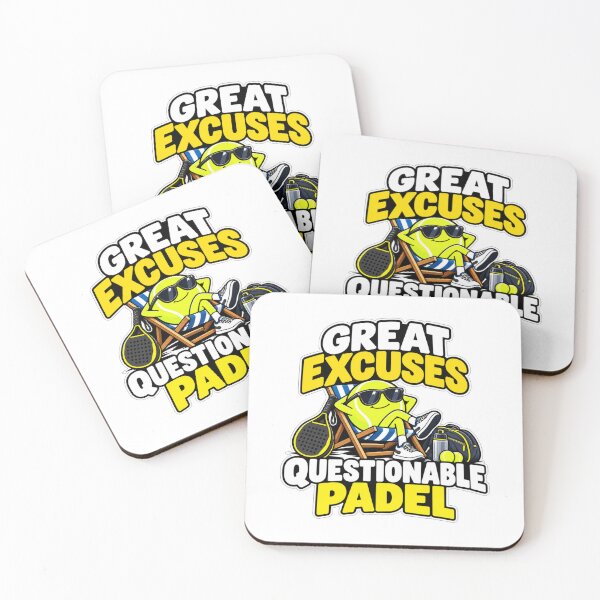 Item preview, Great Excuses Questionable Padel Funny Padel Player Humor designed and sold by WeirdlyMild.