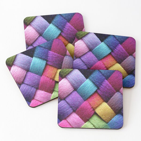 Item preview, Rainbow Braided Wool Yarn Weave Pattern designed and sold by Piotrek0001.