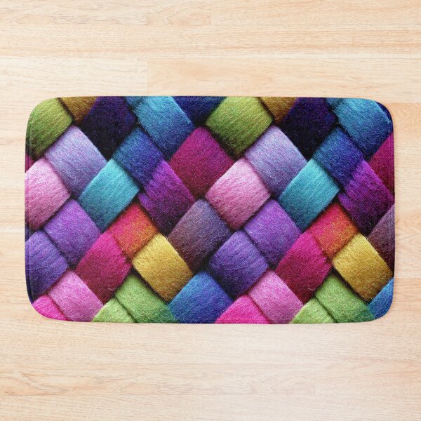 Item preview, Rainbow Braided Wool Yarn Weave Pattern designed and sold by Piotrek0001.