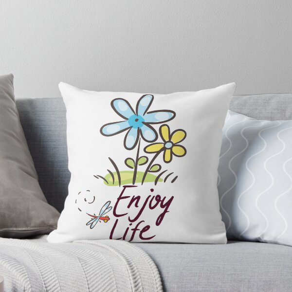 Item preview, Colorful Flowers Positive Quote designed and sold by SoftLifeClub.