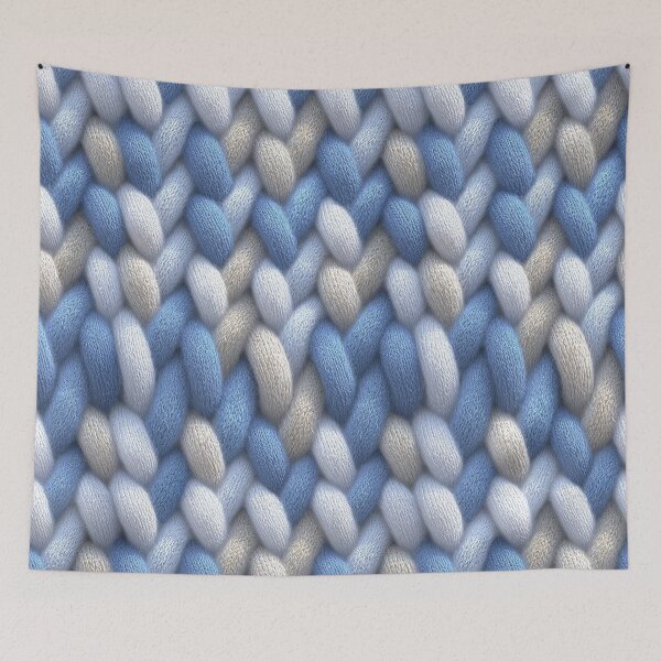 Item preview, Chunky Cable Knit Blue Wool Texture designed and sold by Piotrek0001.
