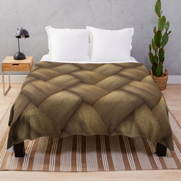 Item preview, Warm Golden Straw Braided Wicker Pattern designed and sold by Piotrek0001.
