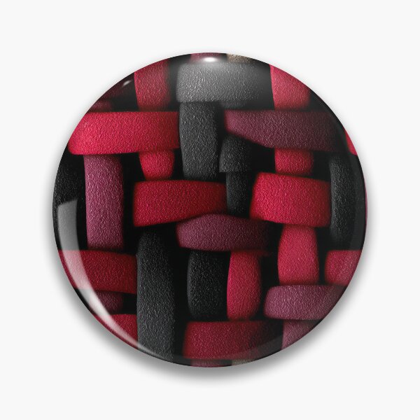 Item preview, Modern Crimson and Black Strap Weave Art designed and sold by Piotrek0001.