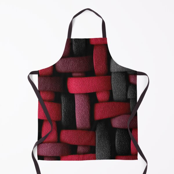 Item preview, Modern Crimson and Black Strap Weave Art designed and sold by Piotrek0001.