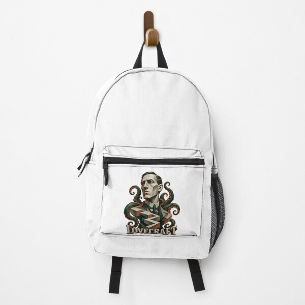 Item preview, H. P. Lovecraft: Faceted Portrait and Strange Steps designed and sold by Fenay Designs.