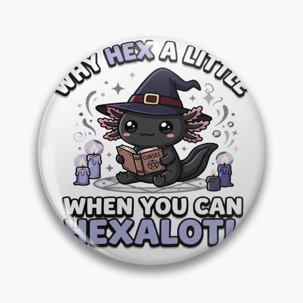 Item preview, Hexalotl Witch Axolotl Halloween designed and sold by DariaDoodleArt.