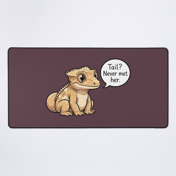 Item preview, Tail Never Met Her Gecko Sticker, Funny Frog Butt Crested Gecko, Sassy Reptile Humor Decal designed and sold by LunaAdventurer.