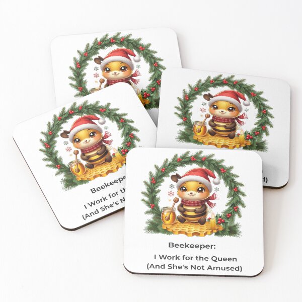 Item preview, Beekeeper Christmas - I Work for the Queen designed and sold by VEXA88.
