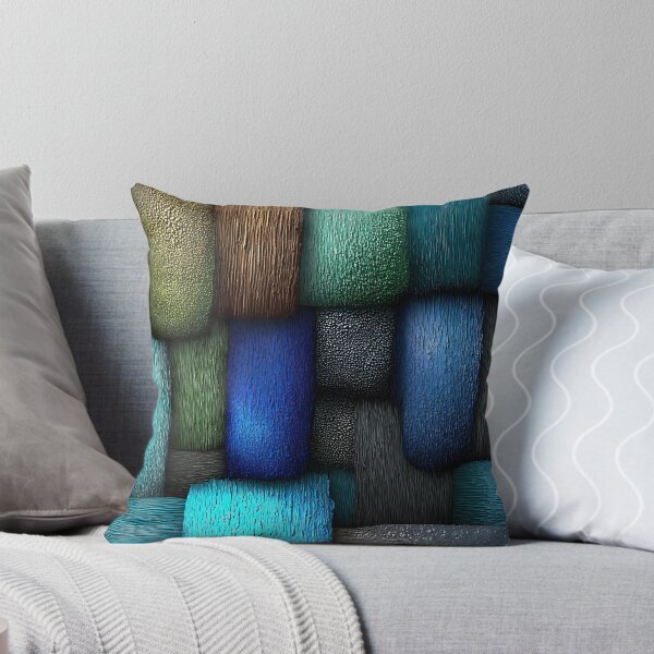 Item preview, Jewel Tone Teal and Blue Leather Weave designed and sold by Piotrek0001.