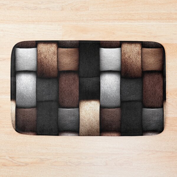Item preview, Neutral Earthy Leather Block Weave Texture designed and sold by Piotrek0001.