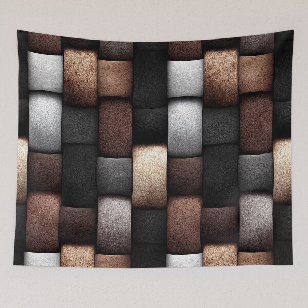 Item preview, Neutral Earthy Leather Block Weave Texture designed and sold by Piotrek0001.
