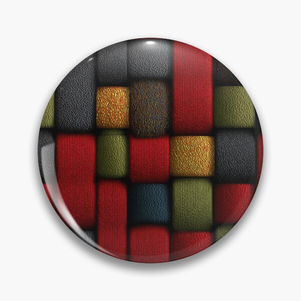 Item preview, Vibrant Red and Olive Leather Strap Weave designed and sold by Piotrek0001.