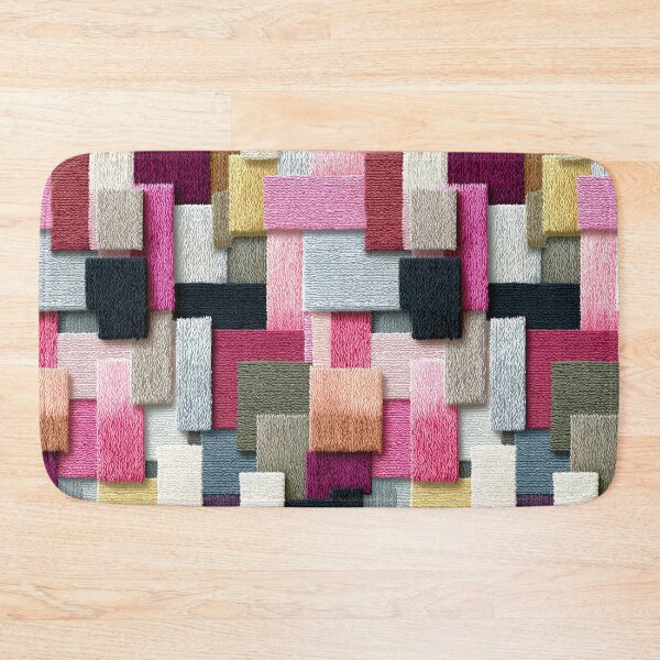 Item preview, Pastel Fuzzy Plush Block Weave Pattern designed and sold by Piotrek0001.