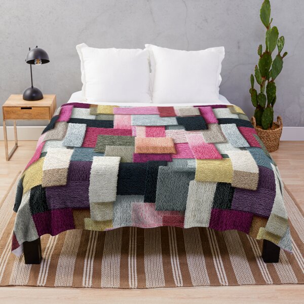 Item preview, Pastel Fuzzy Plush Block Weave Pattern designed and sold by Piotrek0001.