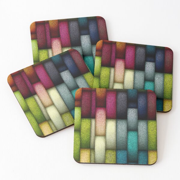 Item preview, Multicolor Rainbow Striped Yarn Weave Art designed and sold by Piotrek0001.