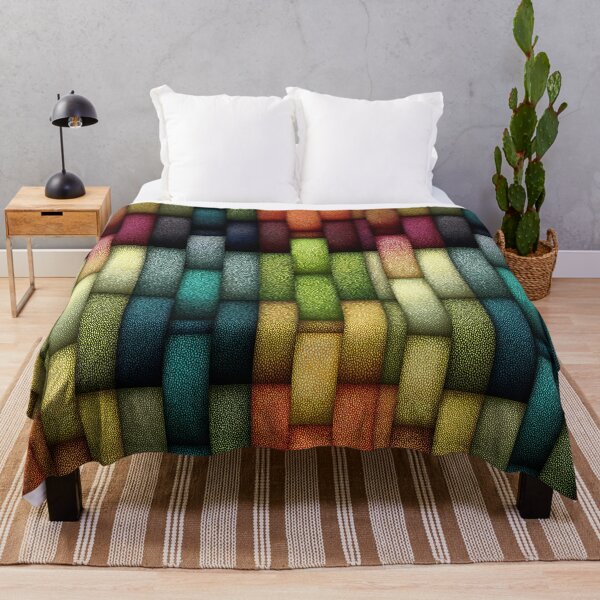 Item preview, Multicolor Rainbow Striped Yarn Weave Art designed and sold by Piotrek0001.