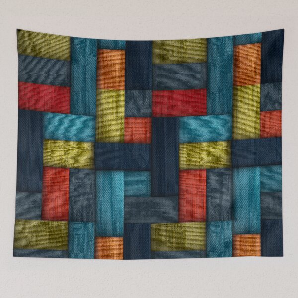 Item preview, Geometric Bauhaus Primary Color Strap Weave designed and sold by Piotrek0001.
