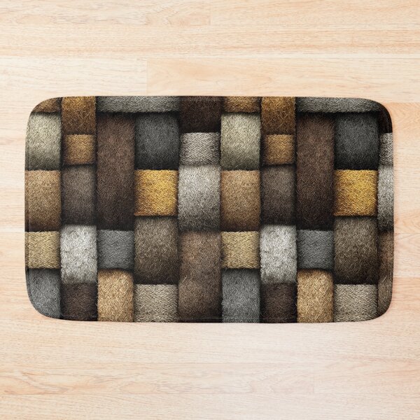 Item preview, Heather Grey and Gold Wool Tweed Weave designed and sold by Piotrek0001.