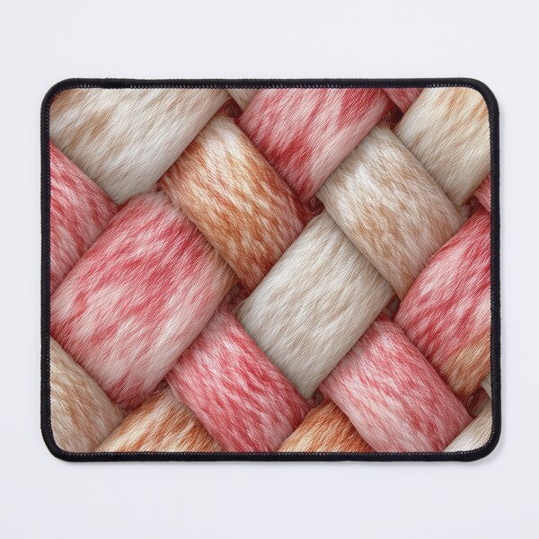 Item preview, Soft Pastel Pink and Cream Knit Braid designed and sold by Piotrek0001.