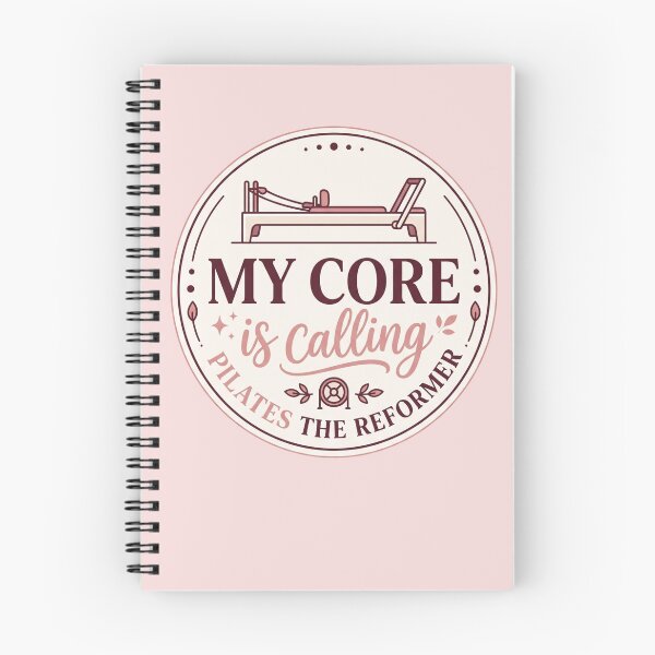 Item preview, My Core Is Calling Pilates The Reformer Retro Graphic designed and sold by REFORMER & COFFEE STUDIO.