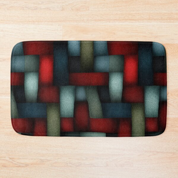 Item preview, Deep Teal and Crimson Shadow Strap Weave designed and sold by Piotrek0001.