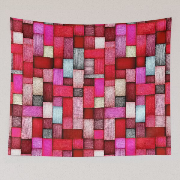Item preview, Electric Magenta and Pink Block Weave Pattern designed and sold by Piotrek0001.