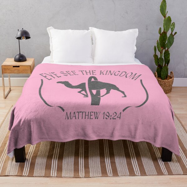 Item preview, Parables - Eye See the Kingdom | Camel Through Eye of the Needle - Not a innuendo but wordplay or pun with I & Eye | Matthew 19:24 & Mark 10 25 Grey designed and sold by ZechJohnRB.