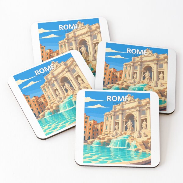 Item preview, Rome in Italy, Vintage Art Travel Landscape designed and sold by MaateoDesign.