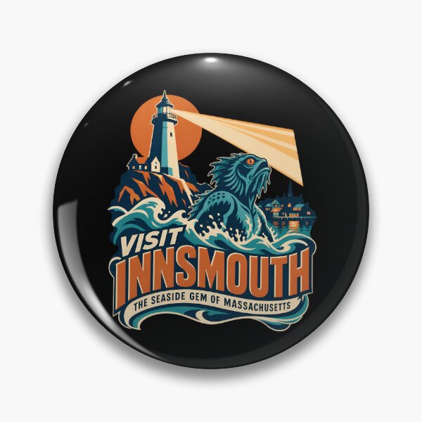 Item preview, H. P. Lovecraft: Visit Innsmouth Lighthouse designed and sold by Fenay Designs.
