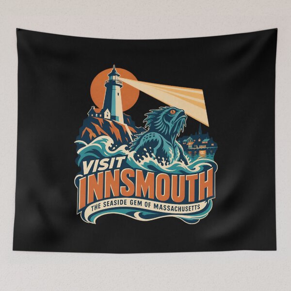 Item preview, H. P. Lovecraft: Visit Innsmouth Lighthouse designed and sold by Fenay Designs.