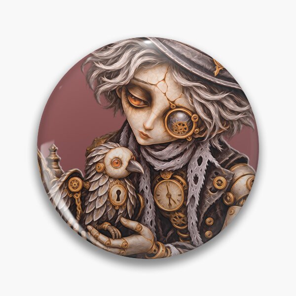 Item preview, Gothic Clockmaker and Mechanical Raven — The Broken Wing designed and sold by Limmagin.