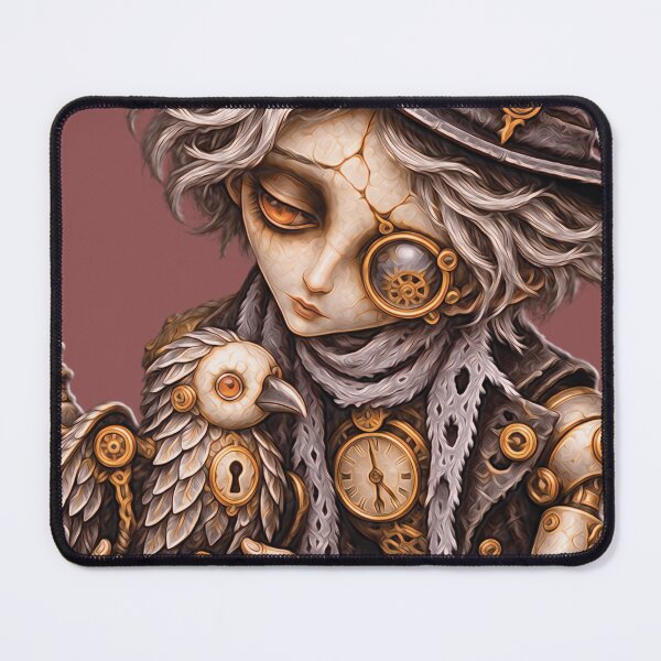 Item preview, Gothic Clockmaker and Mechanical Raven — The Broken Wing designed and sold by Limmagin.